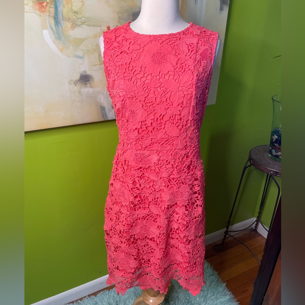 Fully lined zip back dress